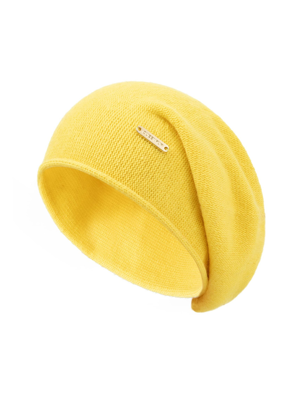 Knit Slouchy Beanie Hats for Women Cashmere Ski Cap Knitted | Ginger | Size OS